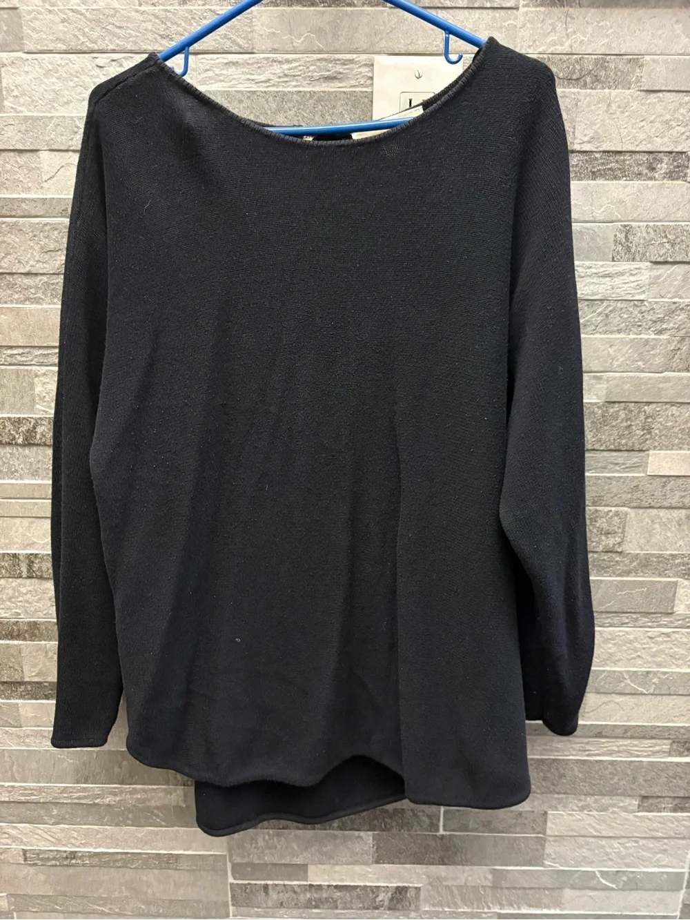 Michael Kors Black Scoop Neck Women's Sweater